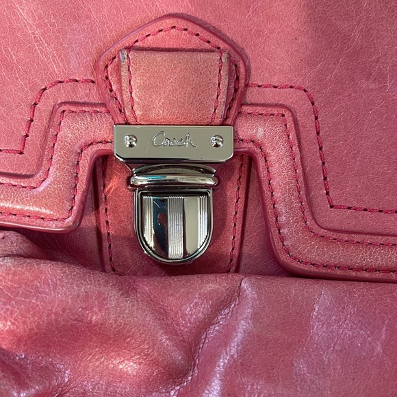 Coach purse - bag  / rose - dusty pink - Picture 2 of 11